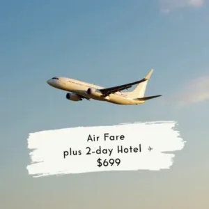 Airfare for 2 plus 2 night Hotel stay
