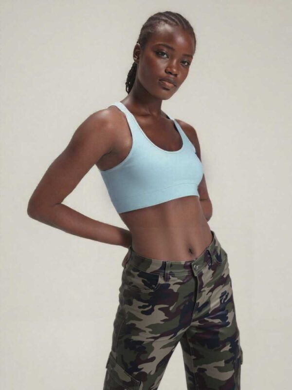 camo pants leather - Image 3