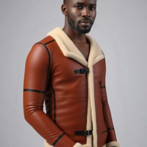 sherling coat short